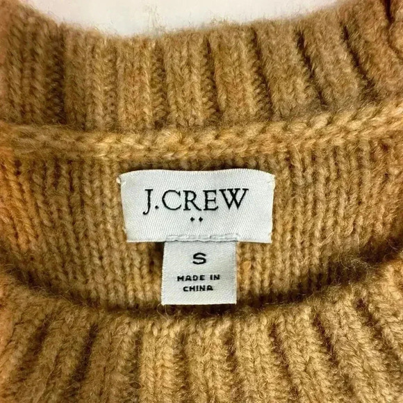 J.Crew Wool Blend Popover Long Sleeve Sweater In a Neutral Color Size Small - Picture 3 of 10